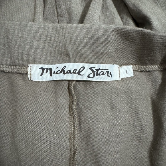 Michael Stars Tie-Front Wide-Leg Pants Size Large - Picture 3 of 6